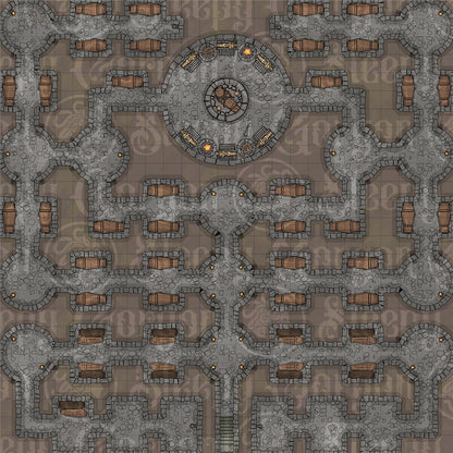 DIGITAL - CATACOMBS MEGAPACK - Grid Maps for Tabletop RPGs