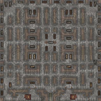 DIGITAL - CATACOMBS MEGAPACK - Grid Maps for Tabletop RPGs