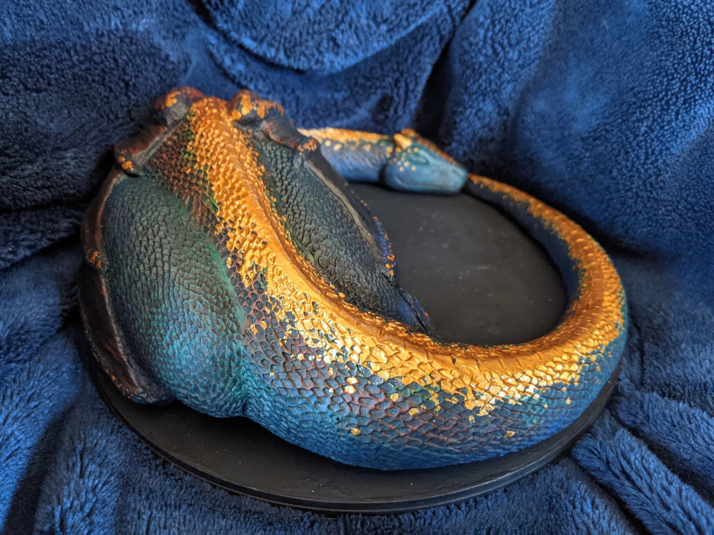 Sleepy Dragon Candle Display | Gifts for Witches, Wizards, Druids, and Fae